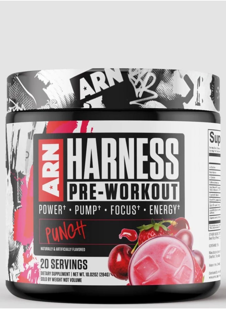 ARN - Harness Pre-Workout 20 Servings - Punch 284g - Image 1
