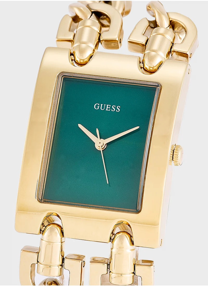 GUESS Mod Heavy Steel Strap Analog Watch