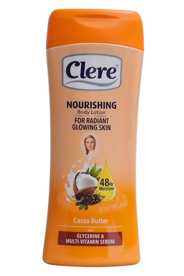 CLERE Body lotion with cocoa butter  400ml