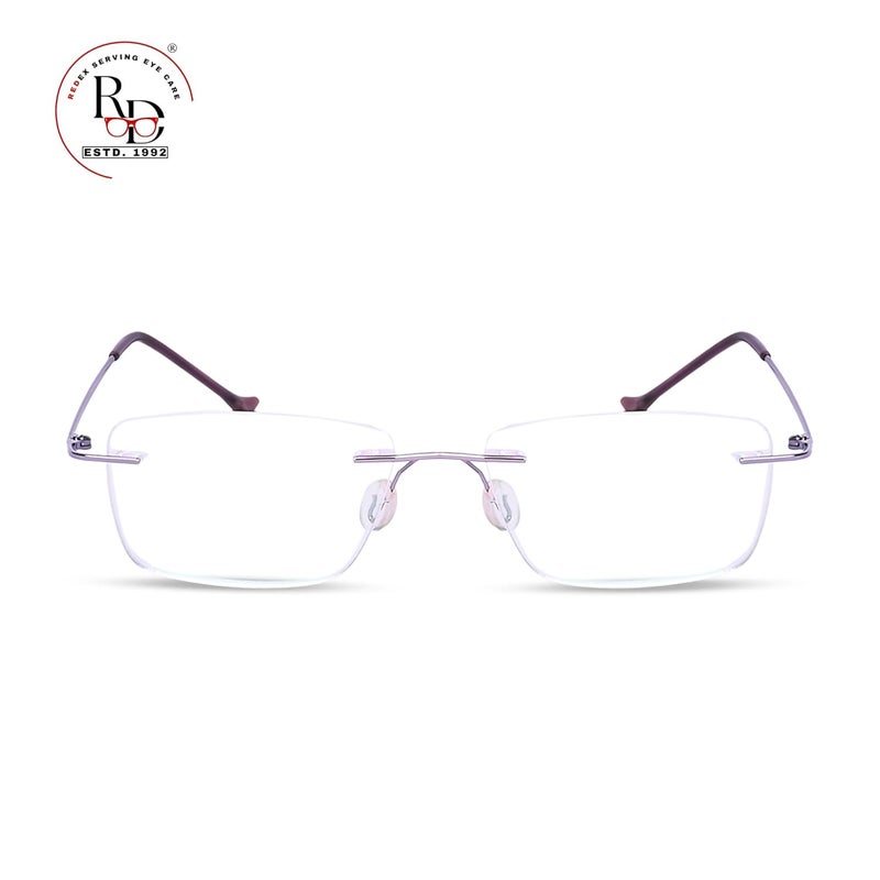 Redex Rectangular Unisex Full Rim Spectical Frame HMC - Image 2