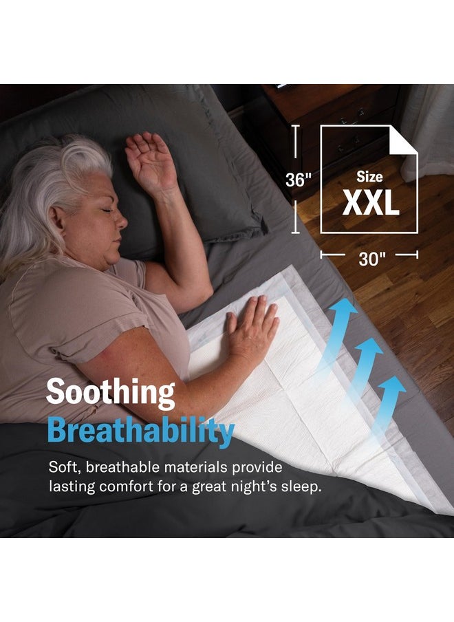 Stack Man Chucks MAX Hospital Bed Pads Disposable Adult 30 x 36 Breathable Incontinence Pads - XX-Large Pee Pads for Elderly Adults - Heavy Duty Absorbency Underpads - 400 Lbs. Patient Repositioning [26 Pads]  - Image 4