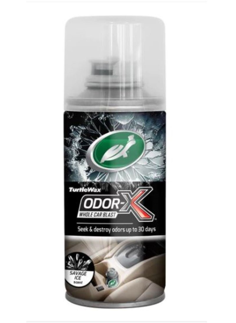 TurtleWax - Power Out Odor X Whole Car Blast Savage Ice Scent 100ml - Image 1