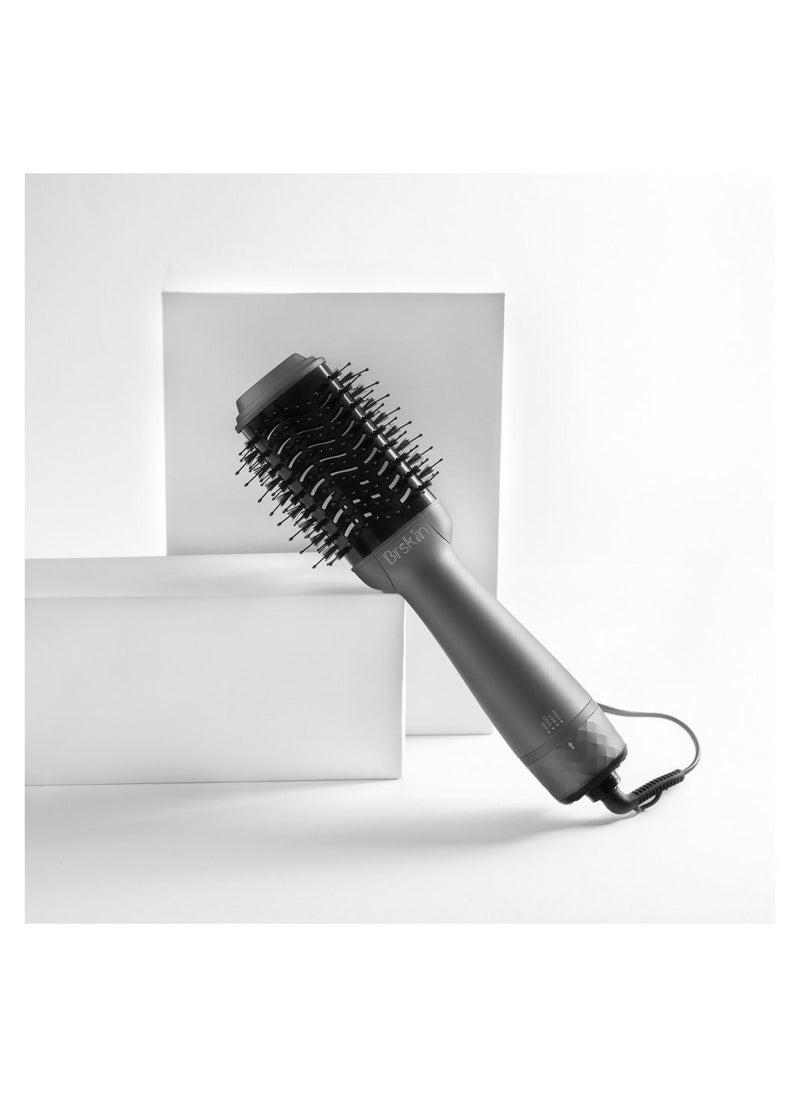 Brskin One Step Hair Dryer and Styler Black/Grey  - Image 3