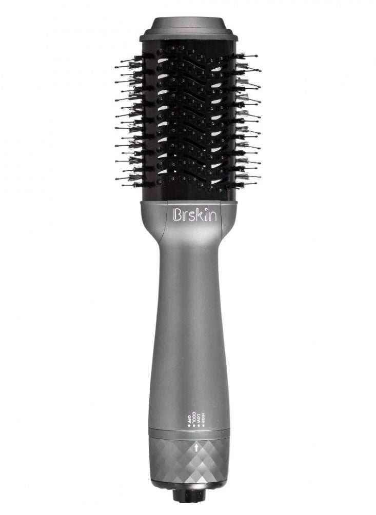 Brskin One Step Hair Dryer and Styler Black/Grey  - Image 1