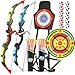 Handwell 2 Pack Bow and Arrow Set with 29in Large Dart Board LED Light Up Archery Set for Kids with 20 Suction Cup Arrows12 Sticky Balls Standing Target Indoor Outdoor Toys Must Have for Boys Girls 312 yo - Image 3
