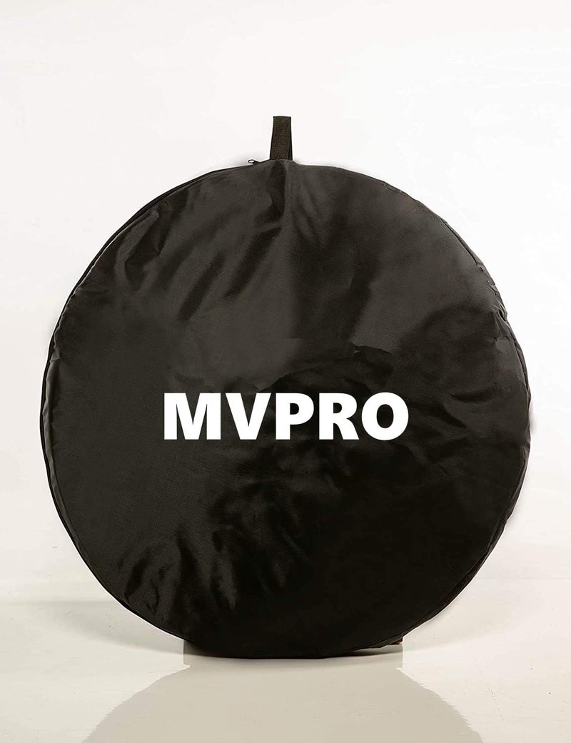 MVPRO موزع ضوء للتصوير 2.5x4.16 قدم (30x50 بوصة) (80x125) سم عاكس احترافي ناعم للتشتت، إضاءة استوديو تصوير المنتجات فيديو فلاش داخلي خارجي مع حقيبة حمل ومشبك حامل. - Image 3