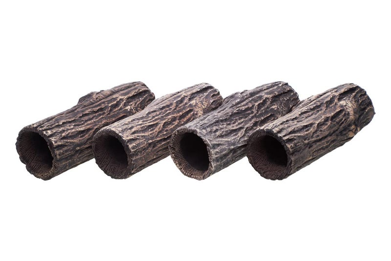 Plecoceramics Pleco Cave Natural Breeding Ceramic Decorations Fish Tank Aquarium Small Size 4 pcs