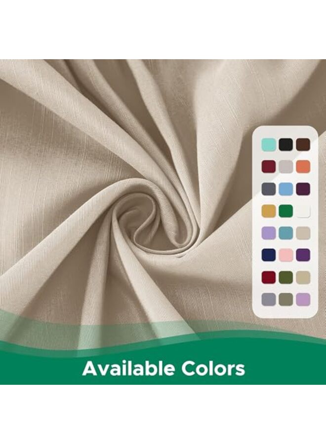 تنانير سرير ملفوفة لأسرة كوين، طولها 15 بوصة، مزودة بكشكشة مطاطية قابلة للتعديل، سهلة التركيب، مقاومة للتجاعيد والبهتان، مصنوعة من قماش فاخر ناعم الملمس، قابلة للغسل في الغسالة. - Image 2