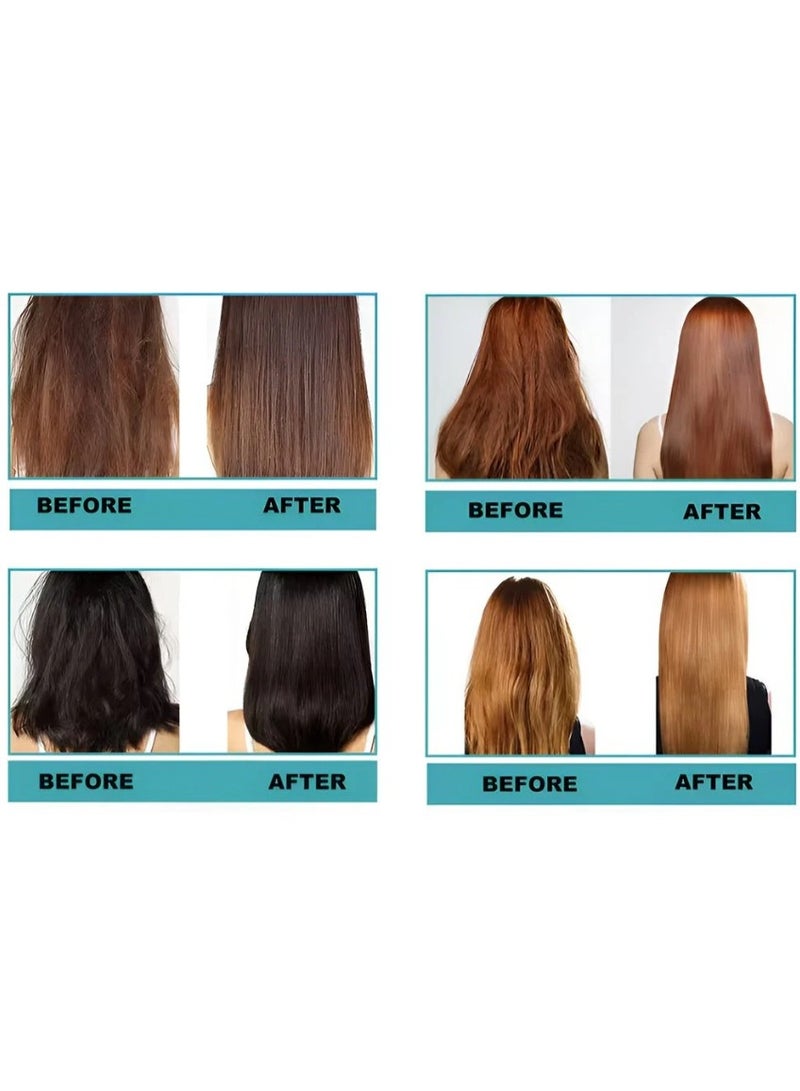 QC Hair Straightener with Keratin & Rosemary Oil Extracts 110ml | Strong Formula for Curly & Frizzy Hair - Image 4
