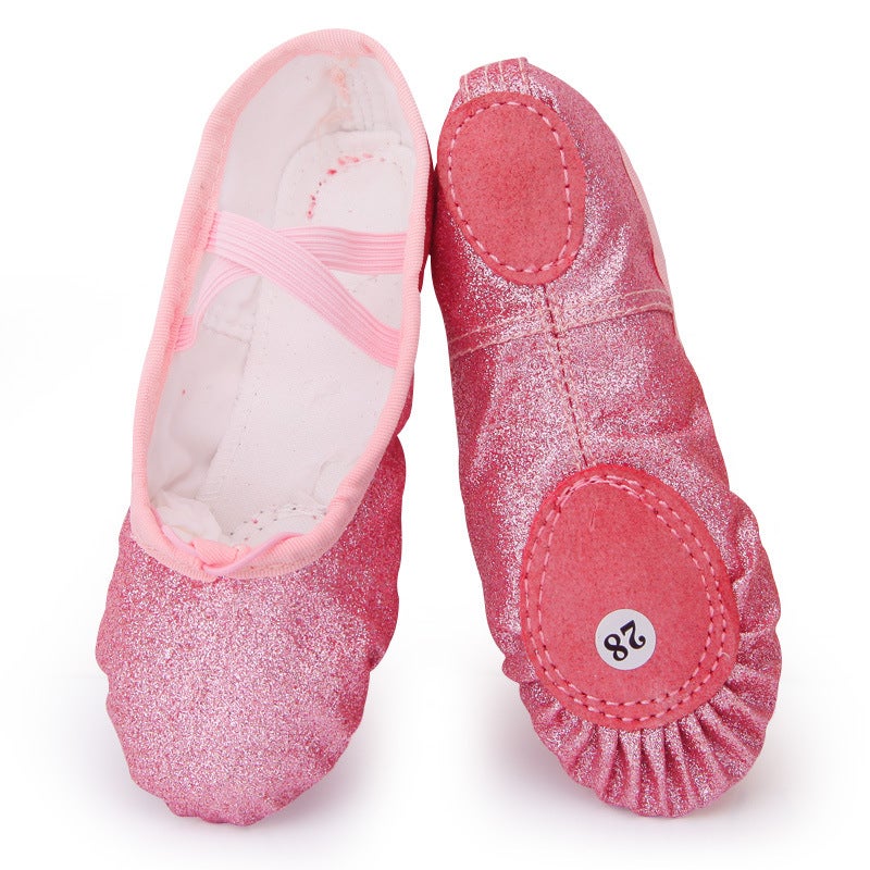 Stage performance dance shoes soft bottom belly dance shoes Golden folk dance cat claw shoes performance ballet shoes dancing shoes - Image 5
