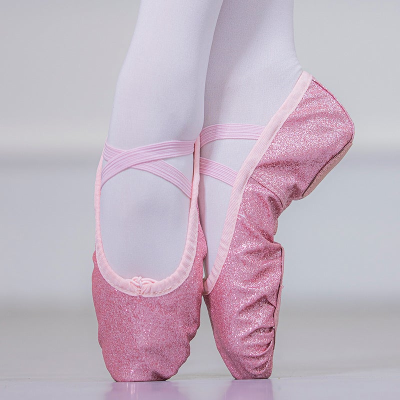 Stage performance dance shoes soft bottom belly dance shoes Golden folk dance cat claw shoes performance ballet shoes dancing shoes - Image 2