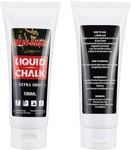 MEDI CHALK Liquid Chalk MEDICHALK, Sports Chalk, Hand Grip Chalk,Weightlifting Chalk,Gym Chalk,Work Out Chalk for Cross Training, Powerlifting,Pole Dance 100ML - Image 1