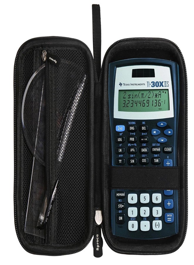 Aproca Calculator Case Compatible with Texas Instruments TI-30XIIS / TI-30X IIS 2-Line /Casio FX-991EX Fx-82es Plus Scientific Calculator, Storage Bag - Grey (Case Only) - Image 1