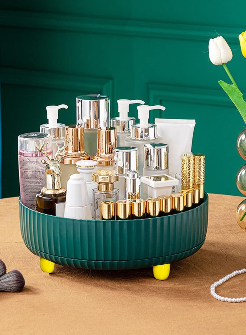 Multi-Use Carousel and Organizer with 360° Rotating Tray for Convenient Storage of Cosmetics, Toiletries, Jewelry, Makeup, Kitchen Items, and More - Image 2