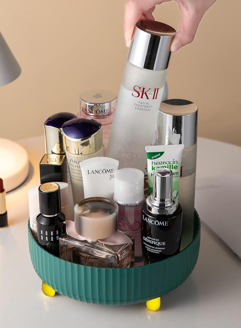 Multi-Use Carousel and Organizer with 360° Rotating Tray for Convenient Storage of Cosmetics, Toiletries, Jewelry, Makeup, Kitchen Items, and More - Image 3