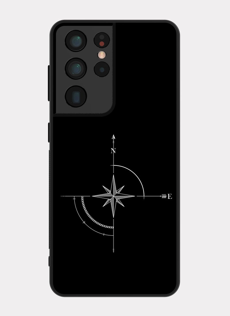 بكسلات كفر سامسونج جالكسي اس 21 الترا الاتجاهات اسود - Image 1