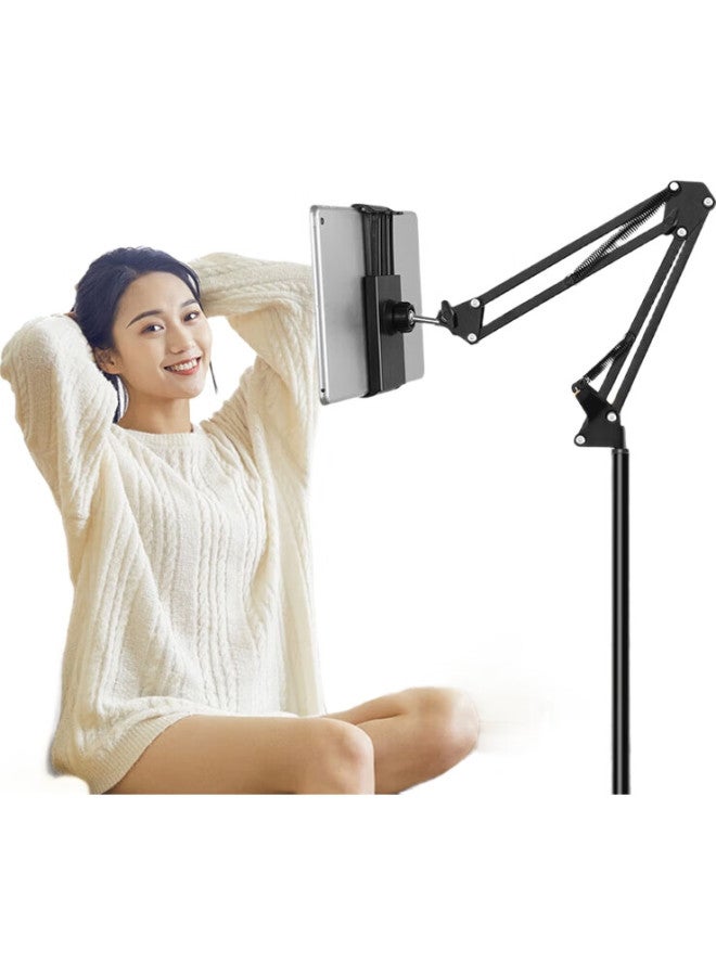 Maikuqi Mobile Phone Floor Stand Bedside Telescopic 175Cm Tablet Ipad Pro Cantilever Lazy Live Selfie Drama Online Course Overhead Support Mechanical Cantilever Bracket - Image 1