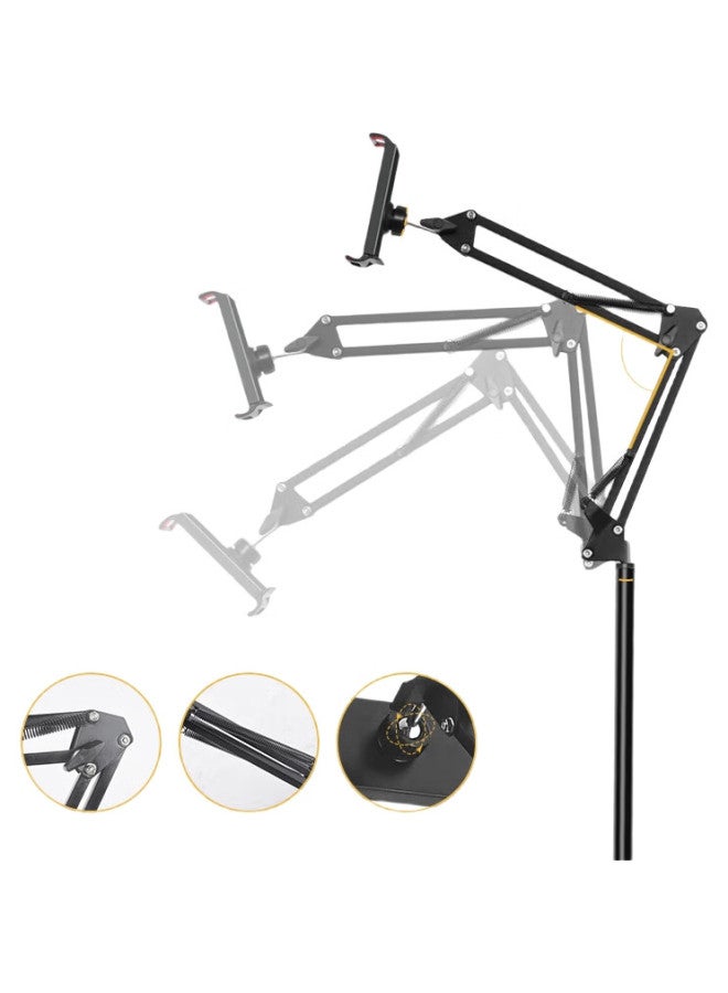 Maikuqi Mobile Phone Floor Stand Bedside Telescopic 175Cm Tablet Ipad Pro Cantilever Lazy Live Selfie Drama Online Course Overhead Support Mechanical Cantilever Bracket - Image 3