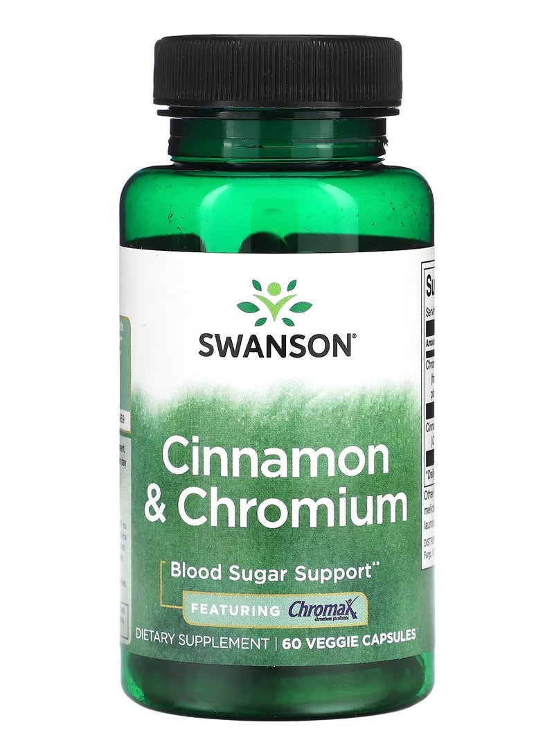 Cinnamon & Chromium, 60 Veggie Capsules