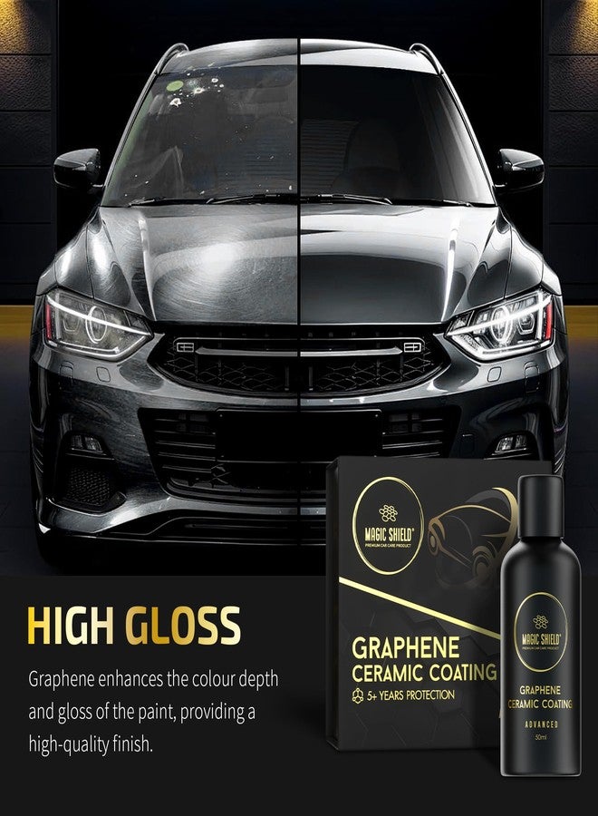 Magic Shield Graphene Ceramic Coating Advance- Advanced Nano-Technology | 5+ Year Guarantee | Anti-Scratch | High Gloss | Superior Hydrophobicity | Ideal for Motorcycle, Marine, and RV | (50ML) - Image 5