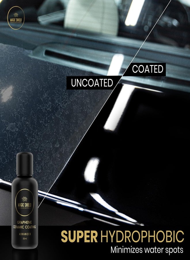 Magic Shield Graphene Ceramic Coating Advance- Advanced Nano-Technology | 5+ Year Guarantee | Anti-Scratch | High Gloss | Superior Hydrophobicity | Ideal for Motorcycle, Marine, and RV | (50ML) - Image 4