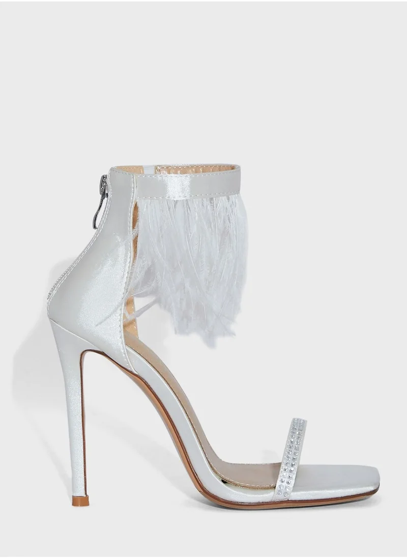 Namshi x Feather Ankle Strap Sandal