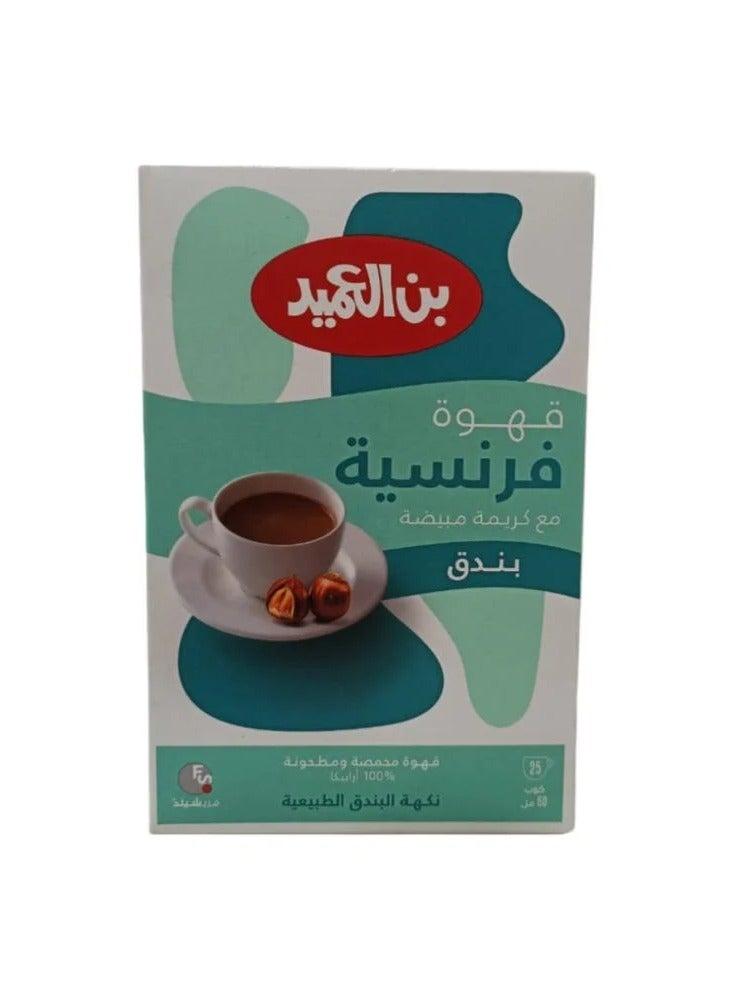 العميد قهوة فرنسية مع كريمة مبيضة باالبندق 250 جرام