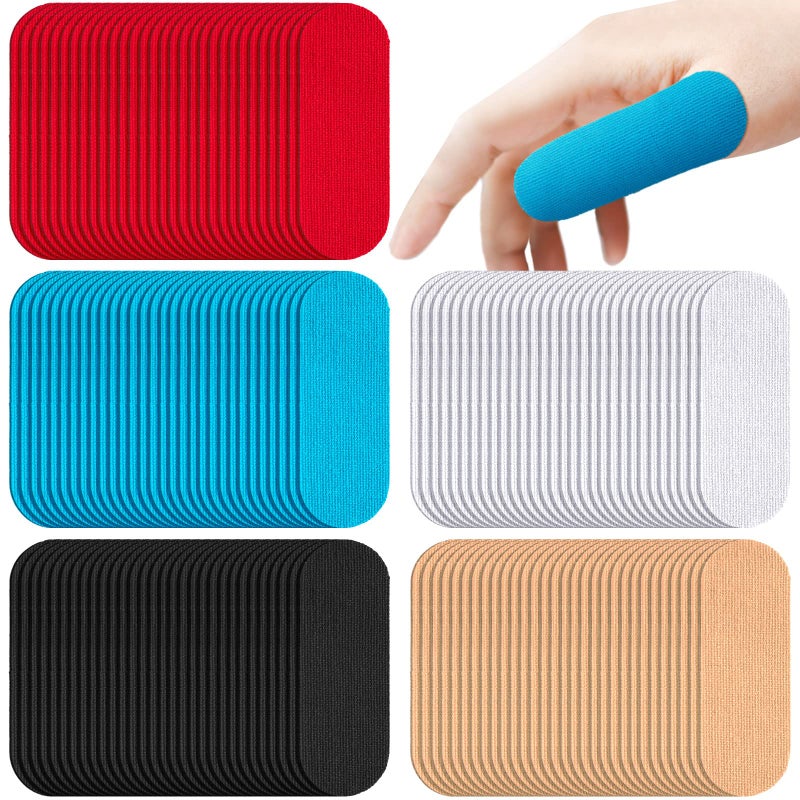 Sratte Bowling Thumb Tape Bowling Protective Performance Tape Finger Protection Bowlers Accessories Assorted Colors Bowler Thumb Tape Pre Cut Bowling Tape Thumb Sock (150 Pieces Multi Color Solid Style) - Image 1