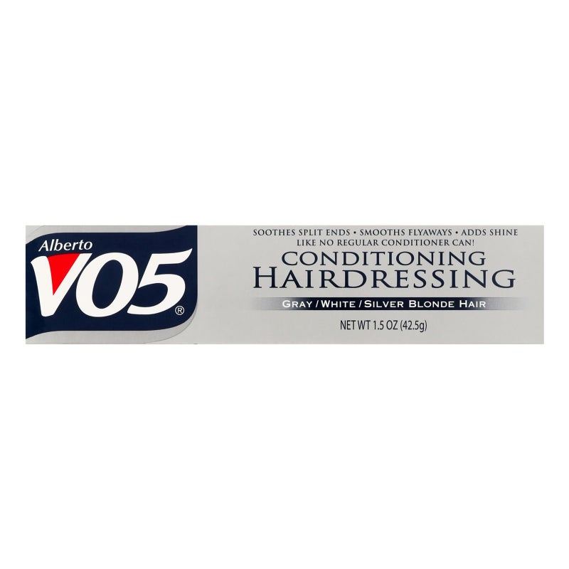 Alberto VO5 Conditioning Hairdressing for Grey White Silver Blonde Hair - Hair Conditioner Styling Product - Smooths Frizz - Brightens Color - 1.5 oz - Image 2