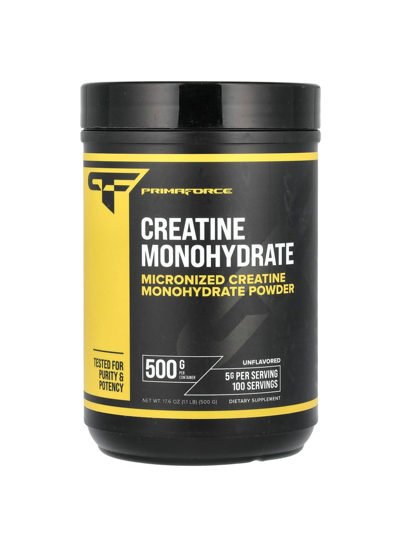 Creatine Monohydrate, Unflavored, 1.1 lb (500 g)