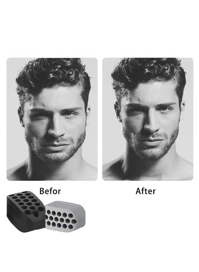 جهاز تمارين الفك المكون من 4 قطع، جهاز تمارين الوجه، جهاز تقوية خط الفك، تقوية الرقبة، جهاز تقليل الذقن المزدوجة - Image 3