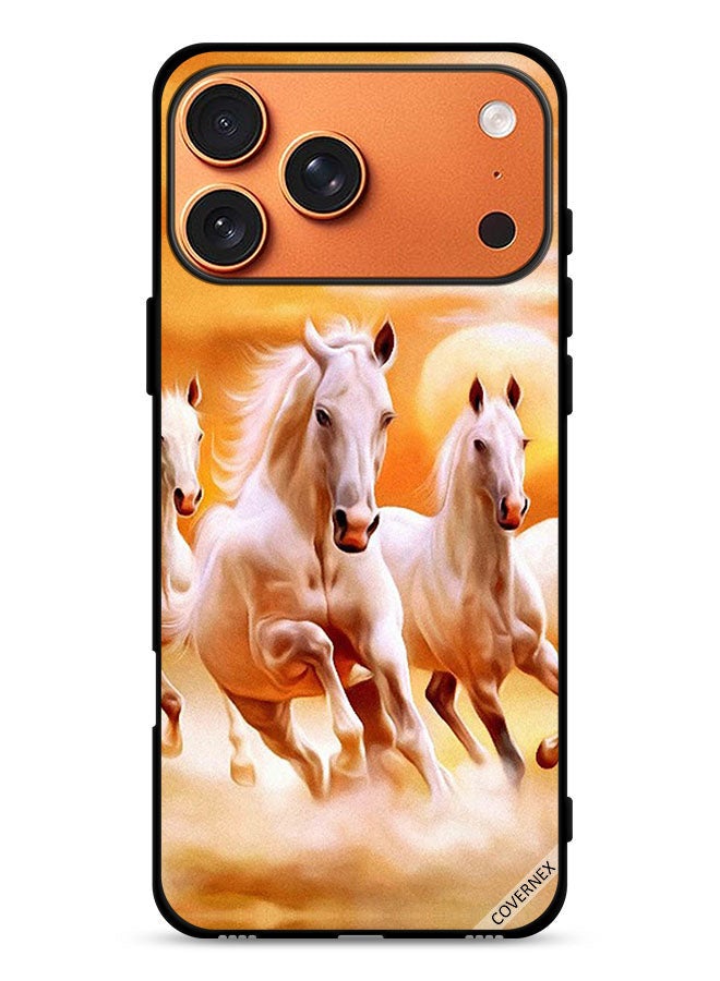 Covernex Apple iPhone 17 Pro Max Protective Case Cover Horses Running - Image 1