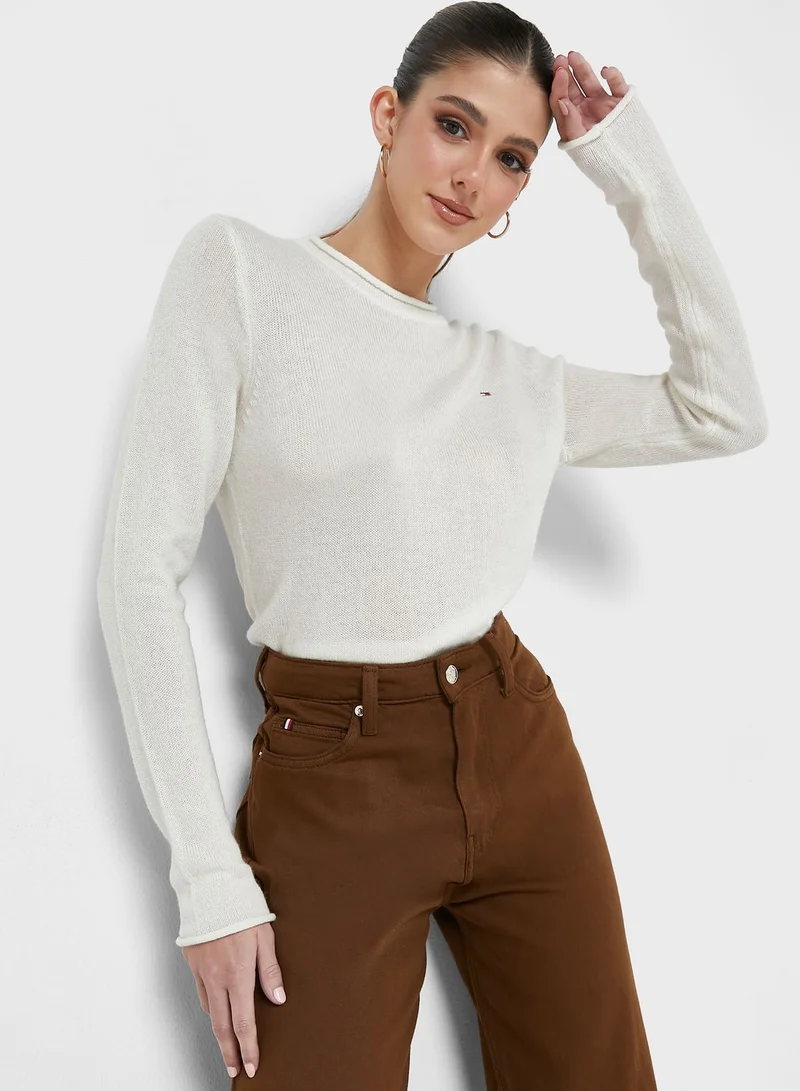 TOMMY HILFIGER Knitted Logo Sweater
