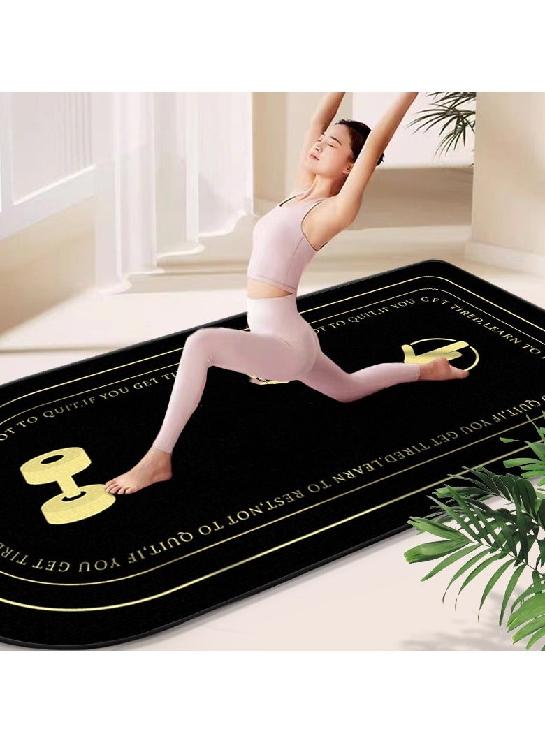EBMINI Thick Anti Slip Home Fitness Yoga Mat 
