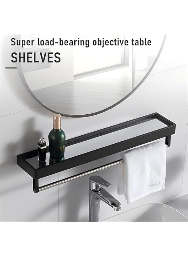 تراسل مرآة مستديرة مع رف، مرآة دائرية بإطار معدني، مرآة حائط للحمام، مرآة حمام، مرآة مثبتة على الحائط لديكور الحائط، غرفة المعيشة، غرفة النوم، الحمام - Image 4