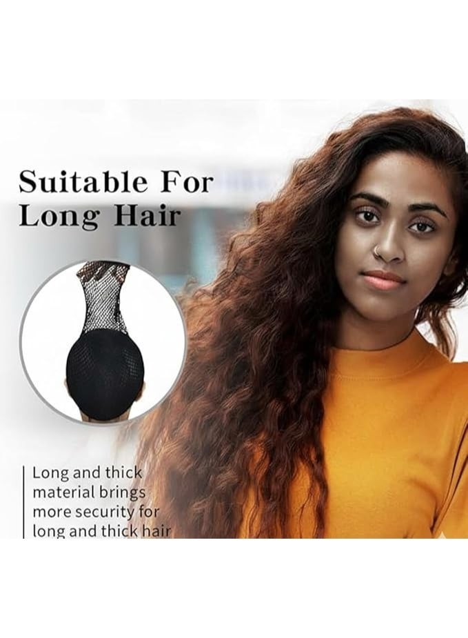 Black Mesh Wig Cap for Women – Light Breathable Material – One Size Fits All Sizes – Secure Hold for Daily Use - Image 2