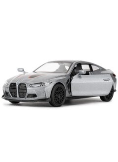 RMZ City RMZ City 1/36 BMW M4 CSL Model Car, Alloy Toy Car with Pullback Function, Suitable for Collecting and Decorating Model Toys, Car Gifts for Boys and Girls (Grey)  - Image 1