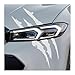 FSTURIOS 2 PCS Claw Mark Decals for Car Headlight Sticker Waterproof Vinyl Stripes Scratch Decal Monster Claw Scratch Mark Sticker Car Exterior Decor for SUV Pickup Truck Silver - Image 2