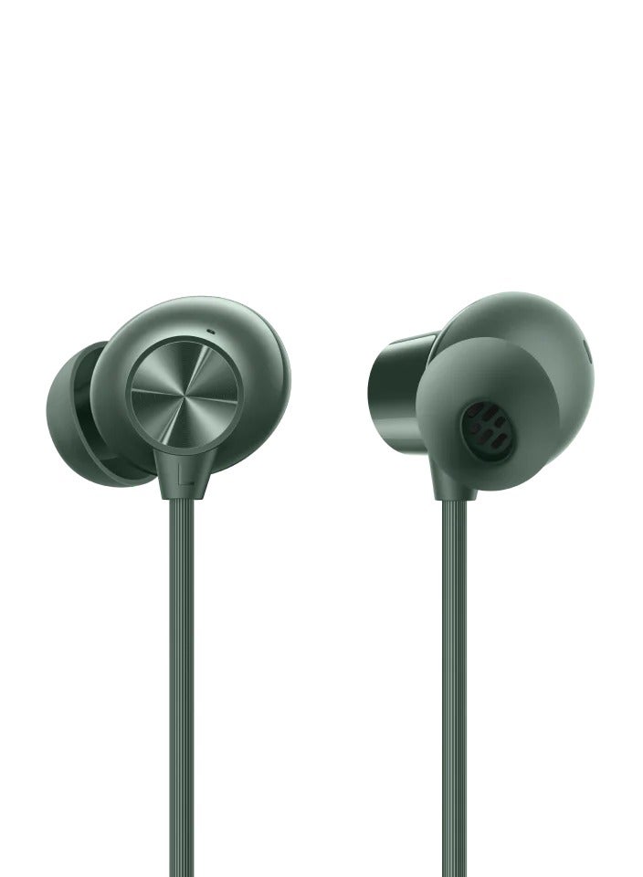 OnePlus Bullets Z2 ANC Neckband with 45dB Hybrid Noise Cancellation (IP55 Water Resistant, Upto 28 Hours Playback Grand Green - Image 2