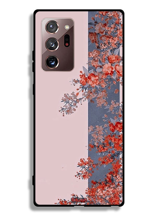 Tolwak Samsung Galaxy Note 20 Ultra 5G Protective Case Cover Tree Leaves And Flowers Art - Image 2