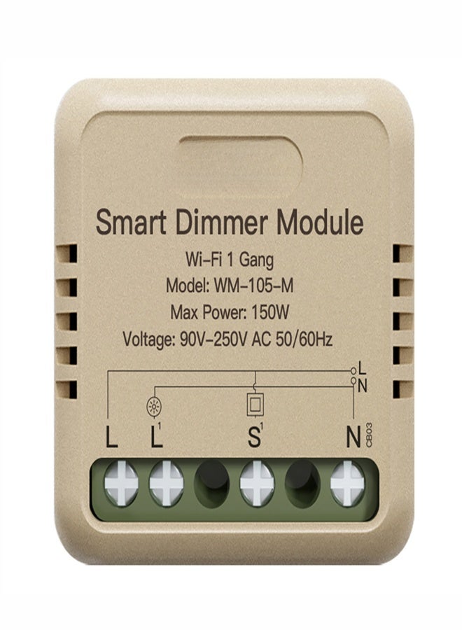 MOES Tuya WiFi Intelligent Switch Dimmer DIY Module Light Switch Mobilephone APP Remotely Control Activate Home Devices Compatible with and Google Assistant for Voice Control - Image 1