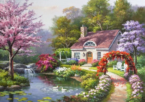 Anatolian 1500 Piece Puzzle / Flower House - Code 4556