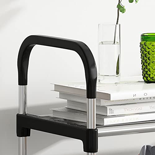 wolpin 3-Tier Multipurpose Shoe Rack | Steel Storage Organizer with Dust-Proof Cover for Footwear, Clothes & Toys | Large Space-Saving Shelf (Silver) - Image 3