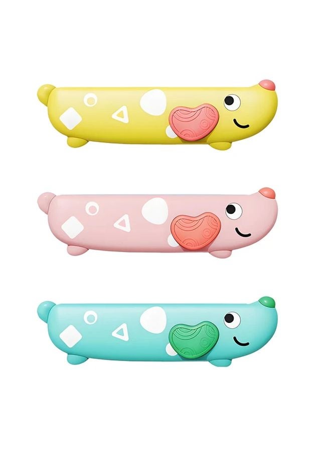 مصفف الأطفال 16 ثقبًا بنظام تعليمي ملون بالأصفر آلة موسيقية تعليمية - Image 2