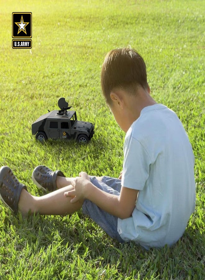 Lollipop سيارة استكشاف الجيش الأمريكي على شكل مصاصة، ألعاب سيارات عسكرية، شاحنة معركة الجيش، مع ضوء وصوت، ميزات فتح وإغلاق فتحة السقف، وأكثر. مثالية كهدية للأطفال. - Image 5