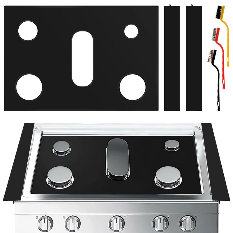 Stove Cover Gas Stove Top Burner Covers Protectors For Samsung Gas Range Stove Mat Protector Reusable Oven Liners Mat Non Stick Washable Keep Stove Clean Stove Guard
