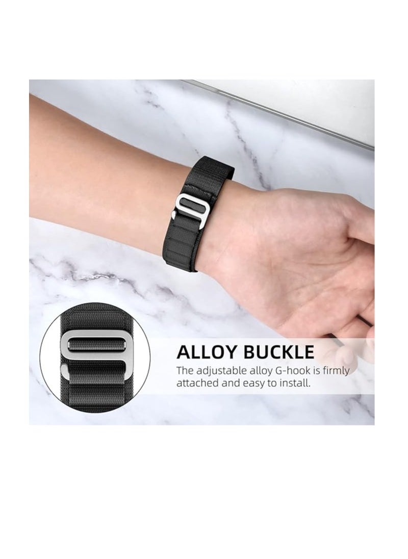 Generic - 22mm Alpine Loop Bands Sport Nylon 22MM Compatible with Samsung galaxy watch 3 45mm /watch 46mm/Gear S3/Huawei watch GT3 46MM/GT2E/GT2 Pro/GT2 46MM/Amazfit GTR 2/3/3 Pro/GTR4 - Image 1