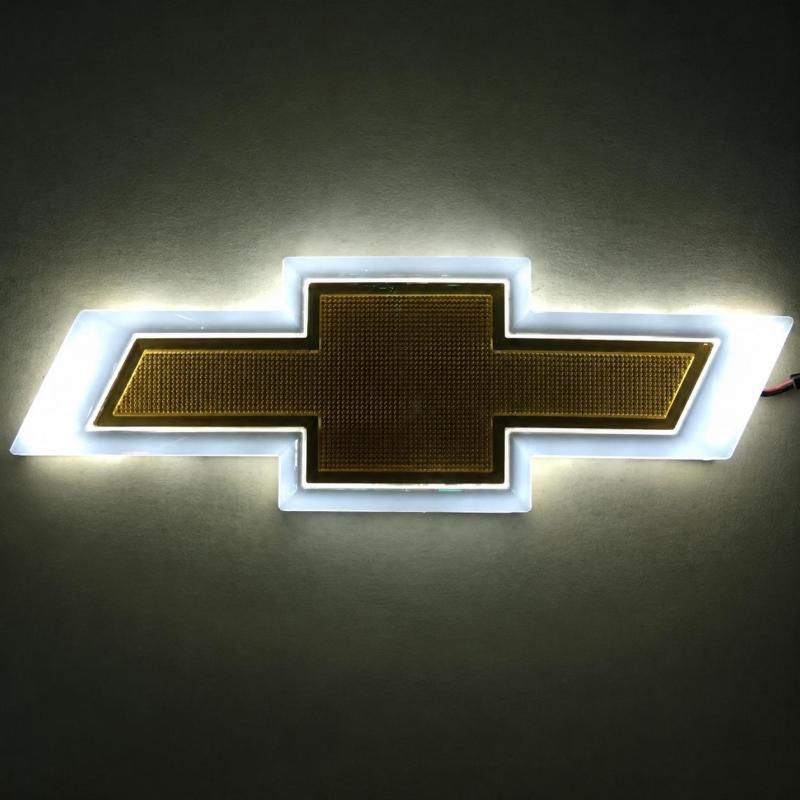 4D Car Logo Badge with Dynamic LED Illumination - Durable Premium Car Accessory with Energy-Efficient Glow for Front Rear Upgrade - Image 1