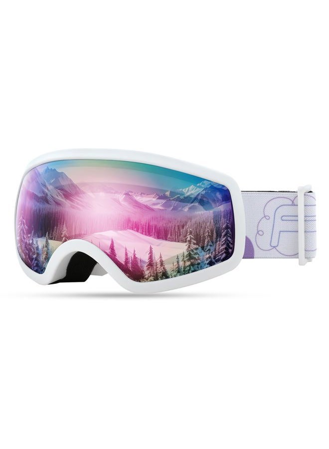 FEISEDY Kids Ski Goggles,Snowboard Goggles for Boys Girl Youth,OTG Anti Fog UV Protection Snow Goggles B0019 - Image 1