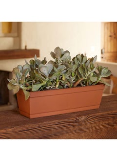 Bloem Weather Resistant UV-Protected Smooth Finish Window Box Planter Terracotta 24 Inch DCBT24-46  - Image 5